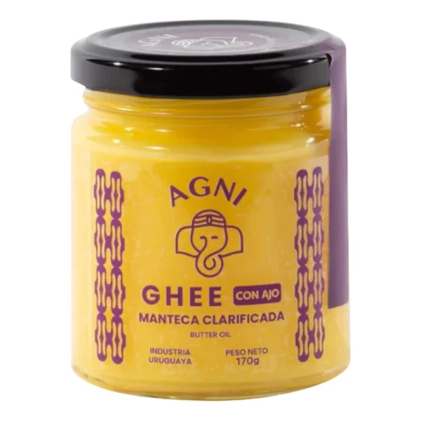 Ghee Agni Manteca Clarificada 170grs (sin Heladera) Con Ajo