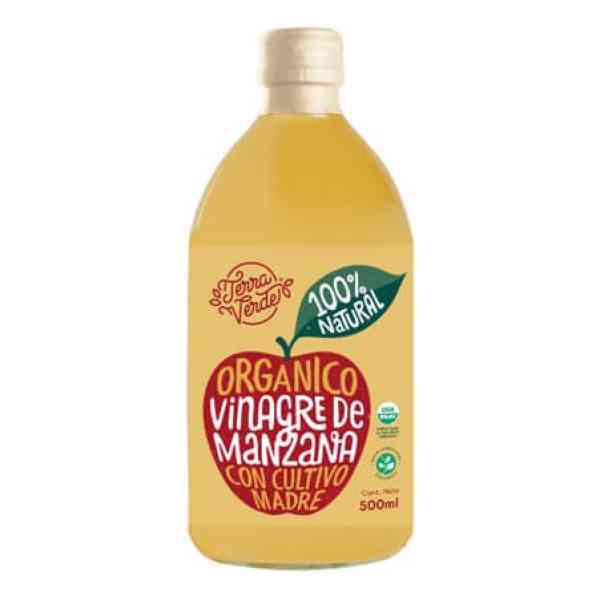 Vinagre De Manzana Orgánico Terra Verde 500ml - Imagen 2