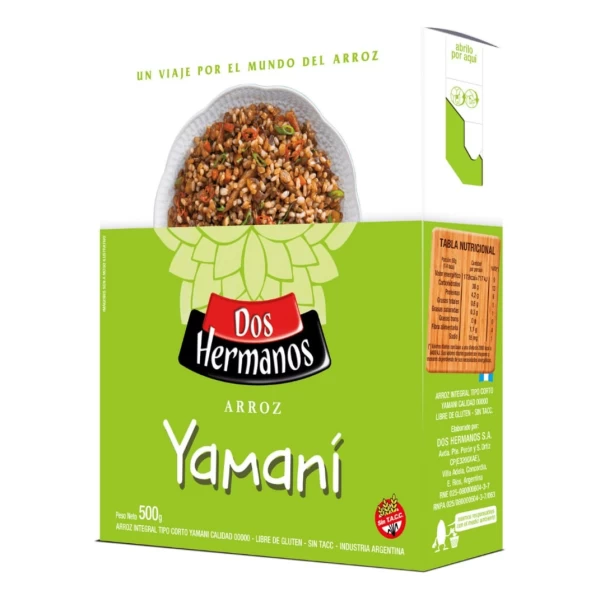 Arroz Yamaní Apto Para Celíacos 500g - Graviola