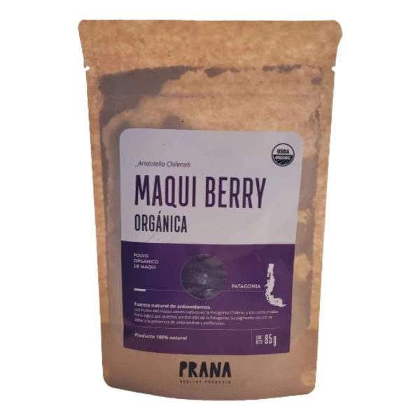 Maqui Berry Organico Antioxidante Natural 85grs Prana