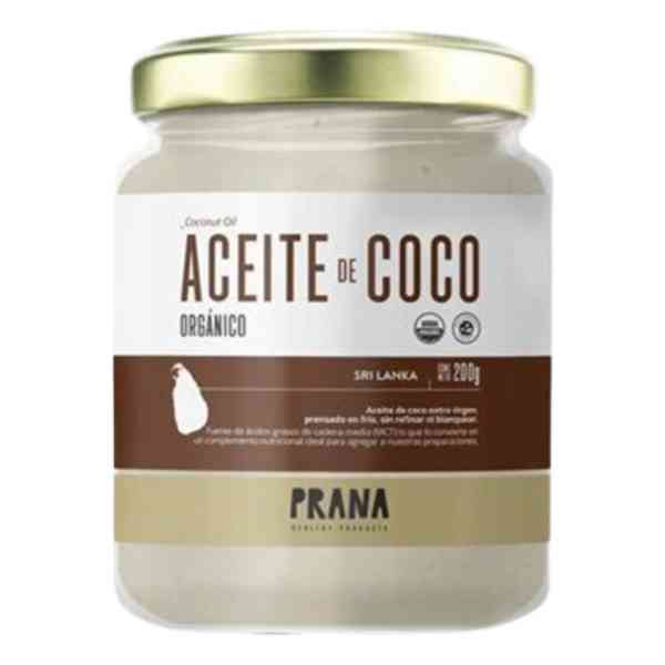 Aceite De Coco Orgánico Prana 200ml