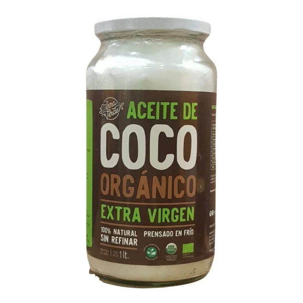 Aceite De Coco Terra Verde Orgánico Extra Virgen 1lt - Imagen 2