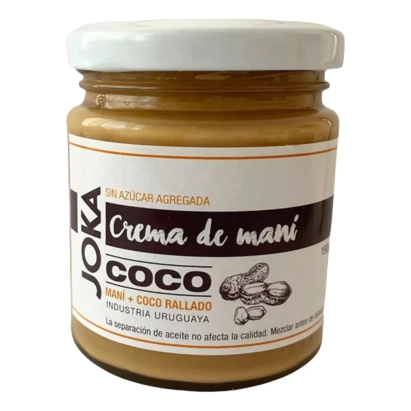 Crema De Mani Joka Solo Maní Y Coco 190g - Graviola