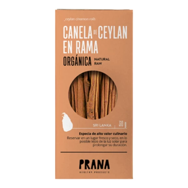 Canela De Ceylan En Rama Orgánica Prana  Graviola - Imagen 2