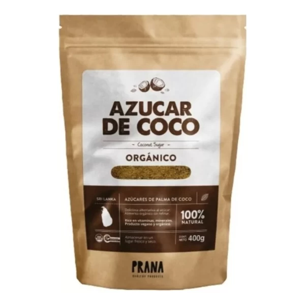 Azucar De Coco Organica 400g Prana - Graviola