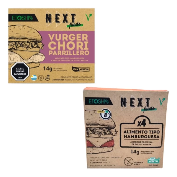 Pack Vurger Chori Veganos + Hamburguesas Veganas