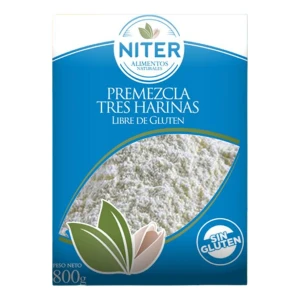 Premezcla Tres Harinas Sin Gluten 800g - Niter