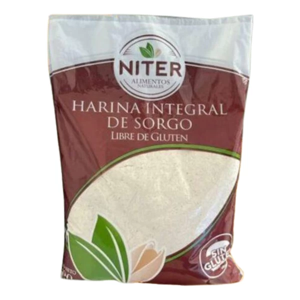 Harina Integral De Sorgo 700g Sin Gluten Niter - Graviola