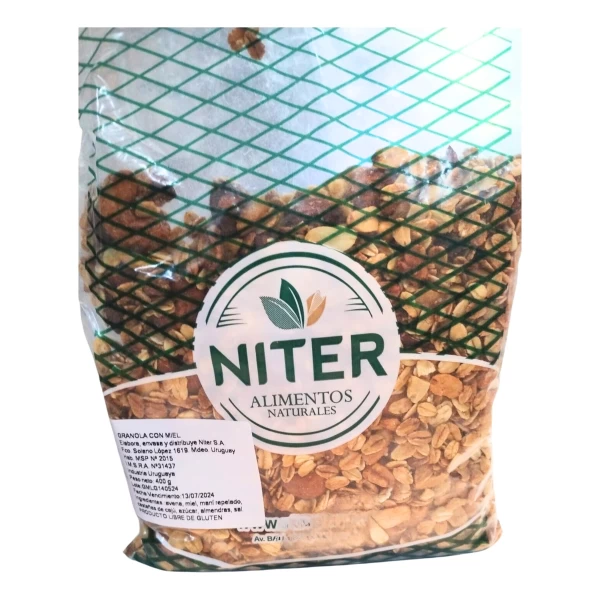 Granola Con Miel Libre De Gluten 200g - Graviola