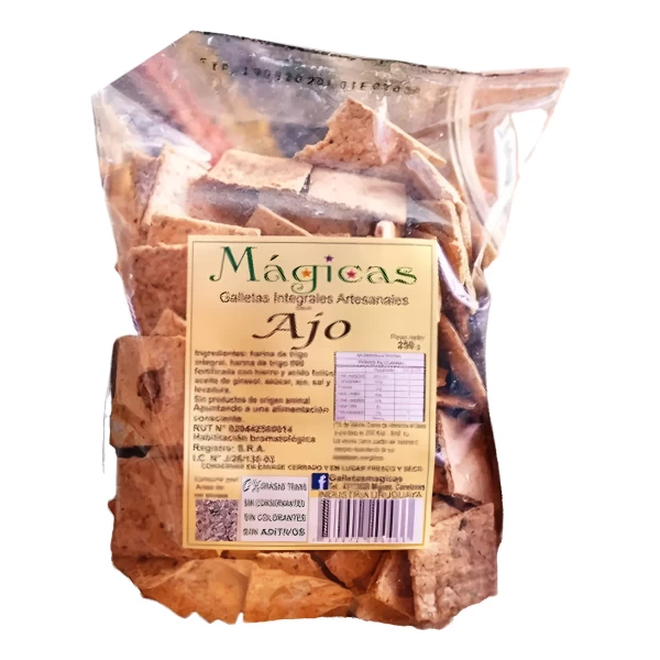 Galletas De Ajo Integrales Veganas - Magicas