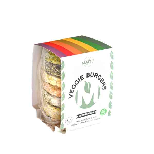 Hamburguesas veggie PACK MIX 7 unidades