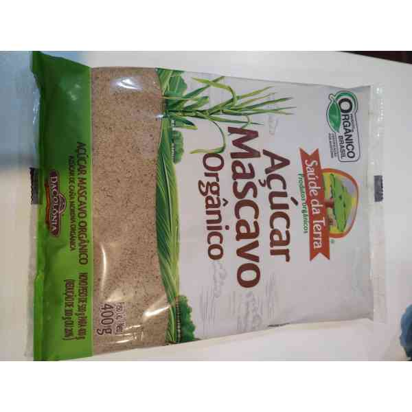Azúcar mascabo orgánico sin gluten 500G
