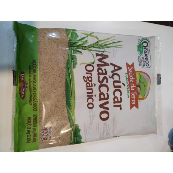 Azúcar mascabo orgánico sin gluten 500G
