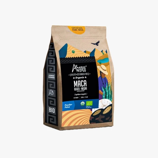 Amazon Andes® Maca Negra X 200g | Orgánica Certificada