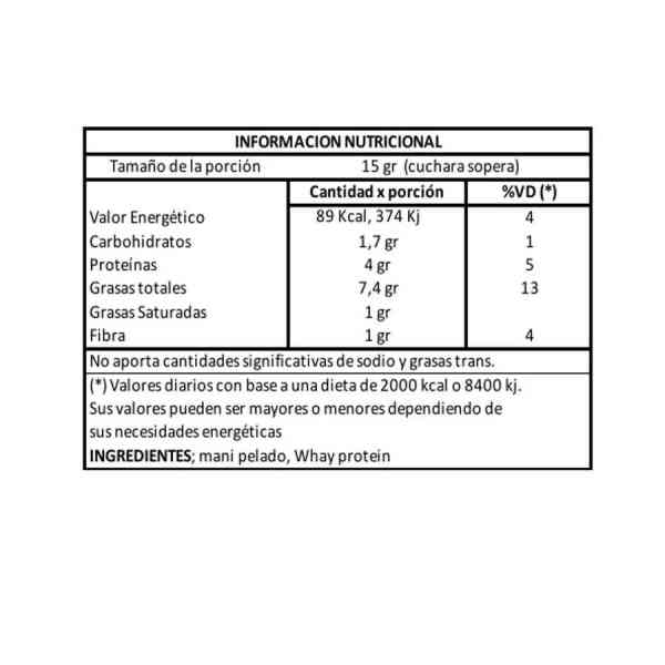 Crema de maní Joka con Whey protein - 680 gr - Imagen 2