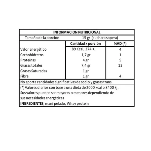 Crema de maní Joka con Whey protein - 680 gr - Imagen 2