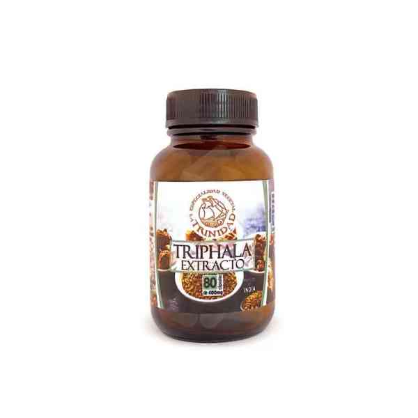 Triphala Extracto frasco 80 Capsulas 40g