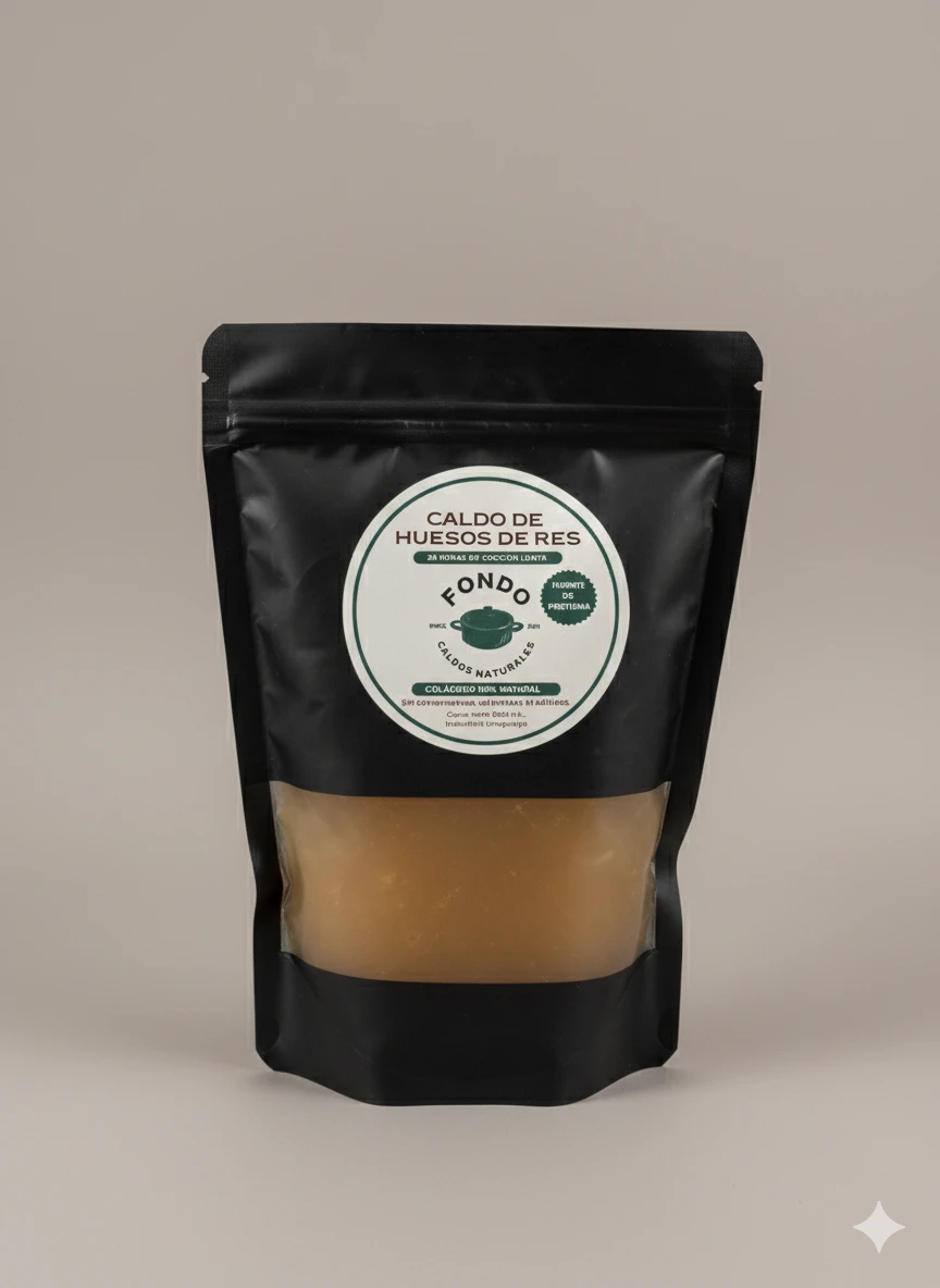 Caldo de huesos - con sal