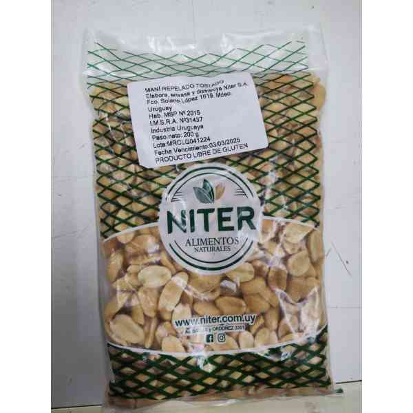 Maní Pelado Tostado 200g - Niter