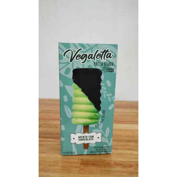 Paleta Vegaletta Sabor Menta con Chocolate