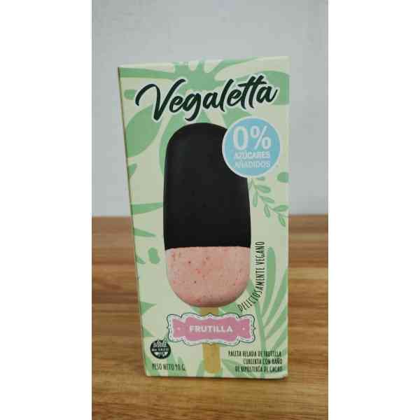 Paleta Vegaletta Sabor Frutilla 0% Azúcar