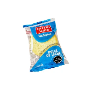 Alfajor relleno de dulce de leche libre de gluten - Nutriciencia