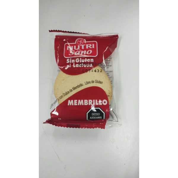 Alfajor relleno con dulce de Membrillo libre de gluten - Nutriciencia