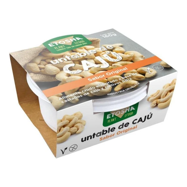 UNTABLE DE CAJU SABOR ORIGINAL 160g ETOSHA