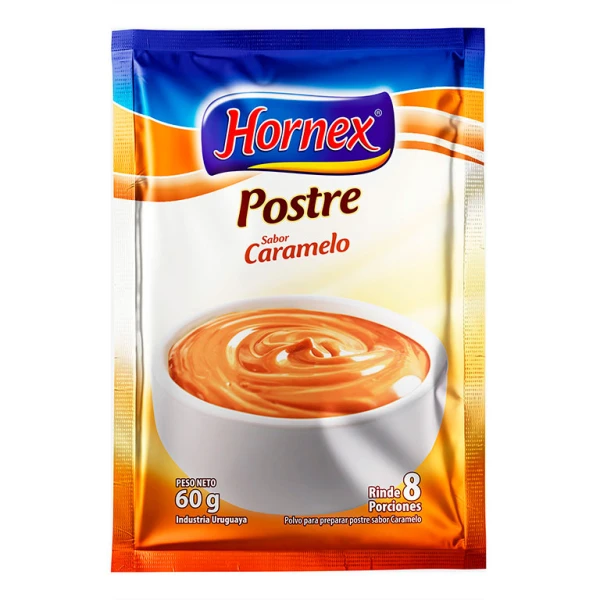 Postre sabor caramelo 8 porciones - Hornex