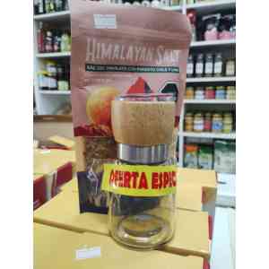 Sal del himalaya con pimento chile y lima 400g + Molinillo