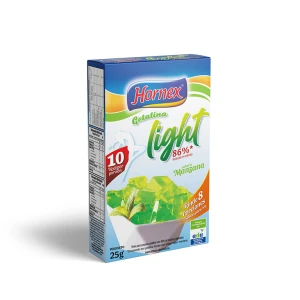 Gelatina light sabor manzana 10 porciones - Hornex