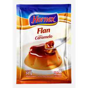 Flan sabor caramelo 8 porciones - Hornex