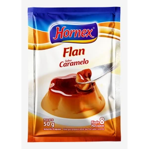 Flan sabor caramelo 8 porciones - Hornex