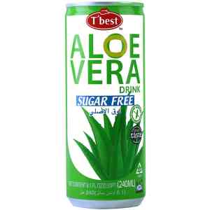 Agua de aloe T'BEST sin azúcar 240 ml