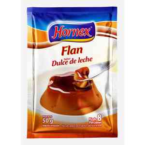 Flan sabor dulce de leche 8 porciones - Hornex