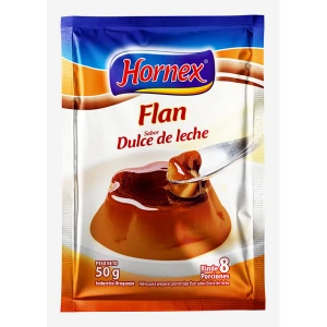 Flan sabor dulce de leche 8 porciones - Hornex