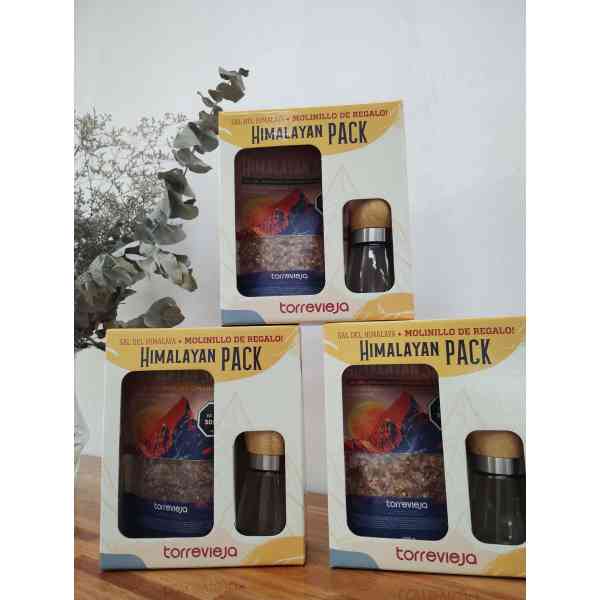 Sal del himalaya con cayena 400g + Molinillo - Imagen 2