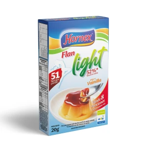 Flan light sabor vainilla 8 porciones - Hornex