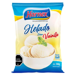 Helado sabor vainilla 6-8 porciones - Hornex