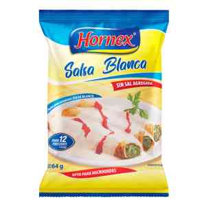 Salsa blanca 64g 12 porciones - Hornex