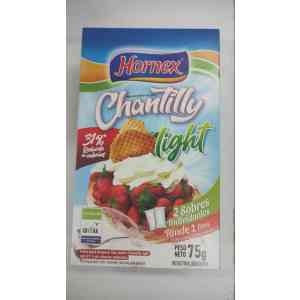 Chantilly 2 sobres light 75g - Hornex