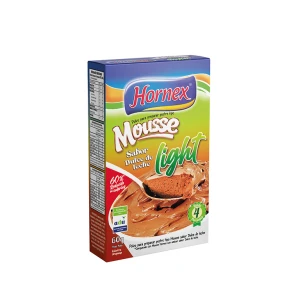 Mousse light sabor dulce de leche  4 porciones - Hornex