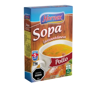Sopa instantánea sabor pollo - Hornex