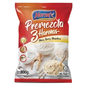 Premezcla 3 harinas 800g - Hornex
