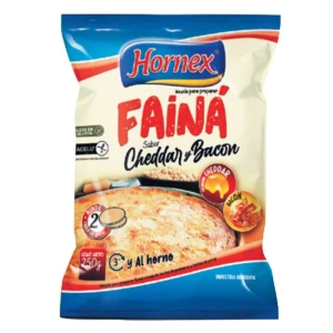 Faina sabor cheddar y bacón 250g - Hornex