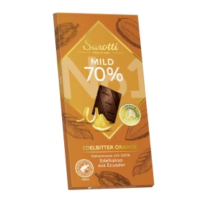 TABLETA SAROTTI DARK ORANGE 72% CACAO N. GUINEA 100g