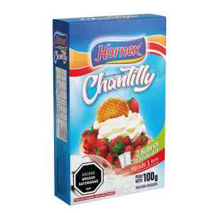 Chantilly 2 sobres 100g - Hornex