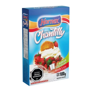 Chantilly 2 sobres 100g - Hornex