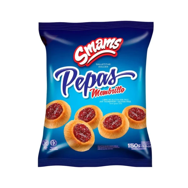 Pepas membrillo Sin gluten SMAMS