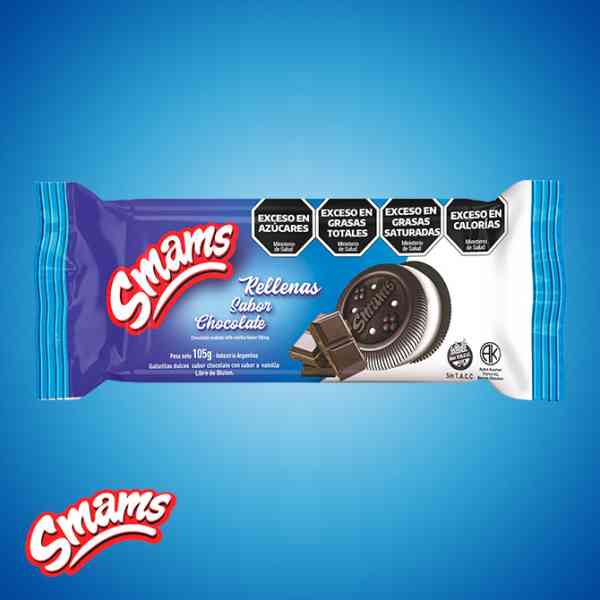 Galletitas de chocolate rellenas SMAMS